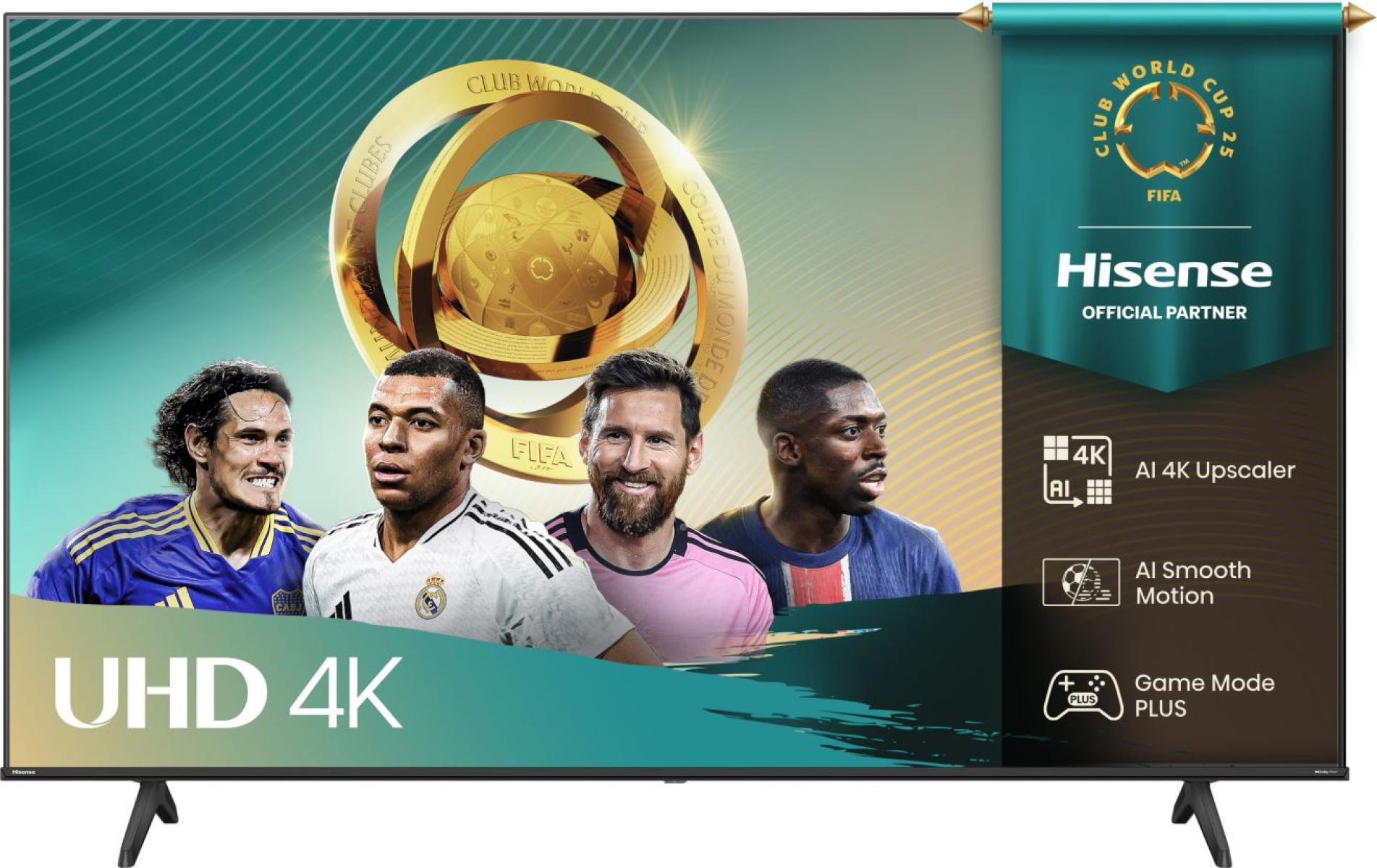 Hisense 65A6Q | 65 | Smart TV | VIDAA Smart OS | UHD | Black - Image 3