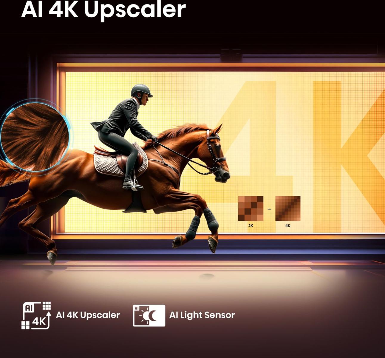 Hisense 65A6Q | 65 | Smart TV | VIDAA Smart OS | UHD | Black - Image 4