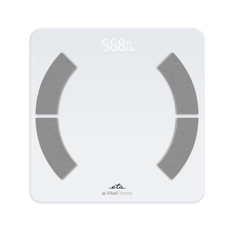 ETA Personal Scale | ETA277990000 Vital Fitness | Maximum weight (capacity) 180 kg | Accuracy 100 g | Body Mass Index (BMI) measuring | White - Image 3
