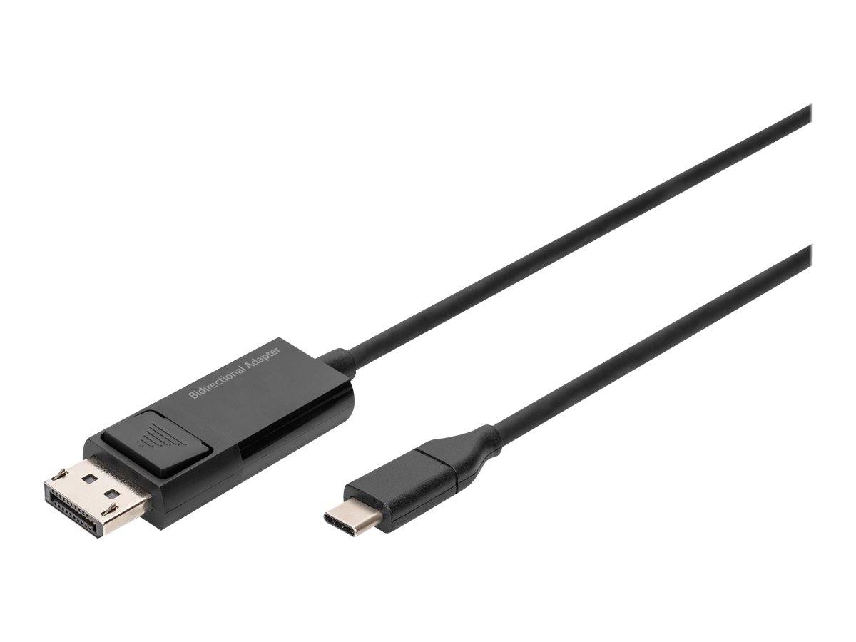 Digitus | Bi-Directional Adapter Cable 2 m | AK-300334-020-S | USB Type C to DisplayPort - Image 2