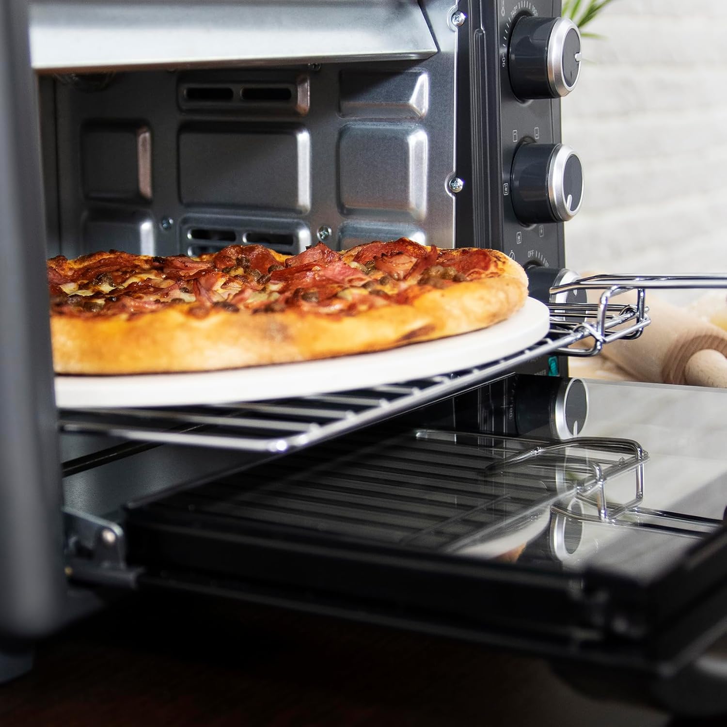 Cecotec Mini Oven | Bake&Toast 2600 Black 4Pizza | 26 L | 1500 W | Black - Image 5