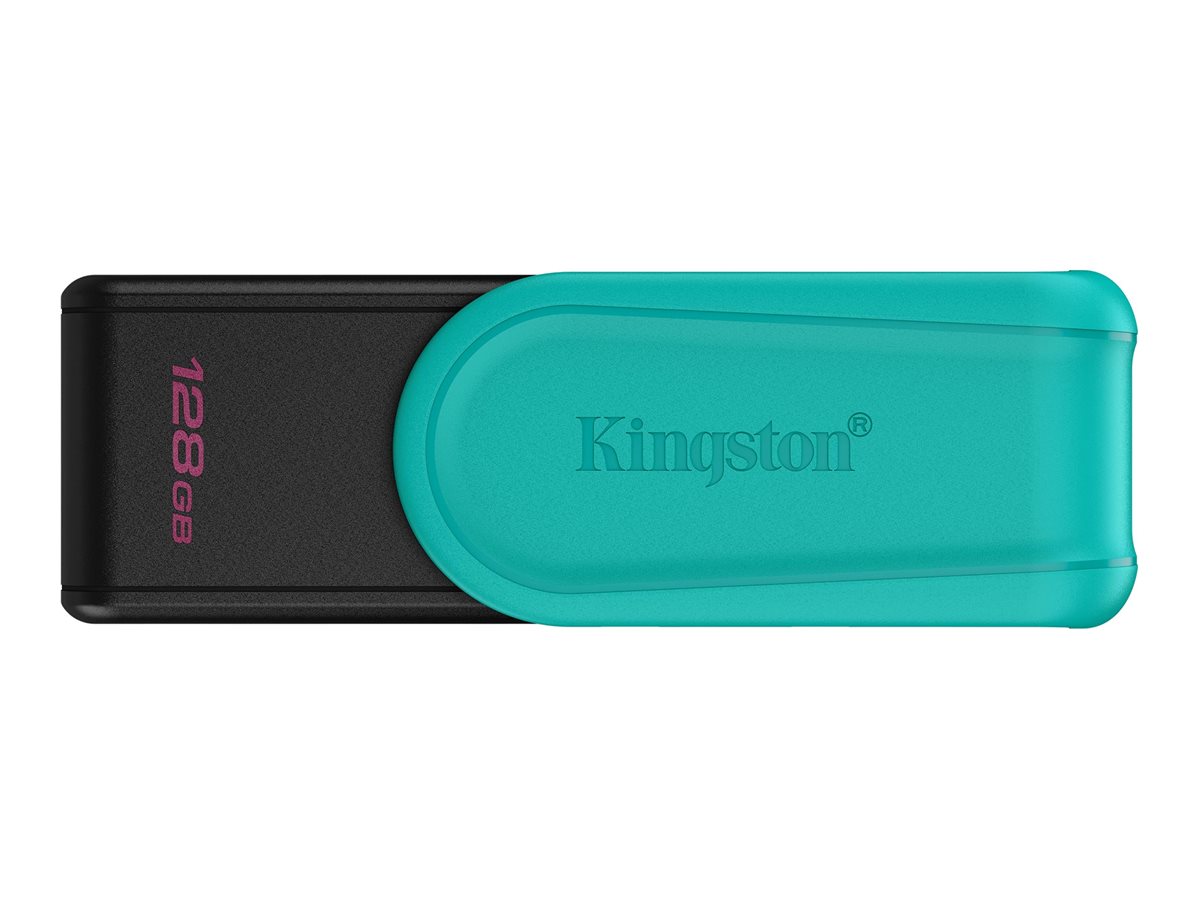 Kingston USB Flash Drive | DataTraveler Exodia S | 128 GB | USB 3.2 Gen 1 | Black/Turquoise - Image 2