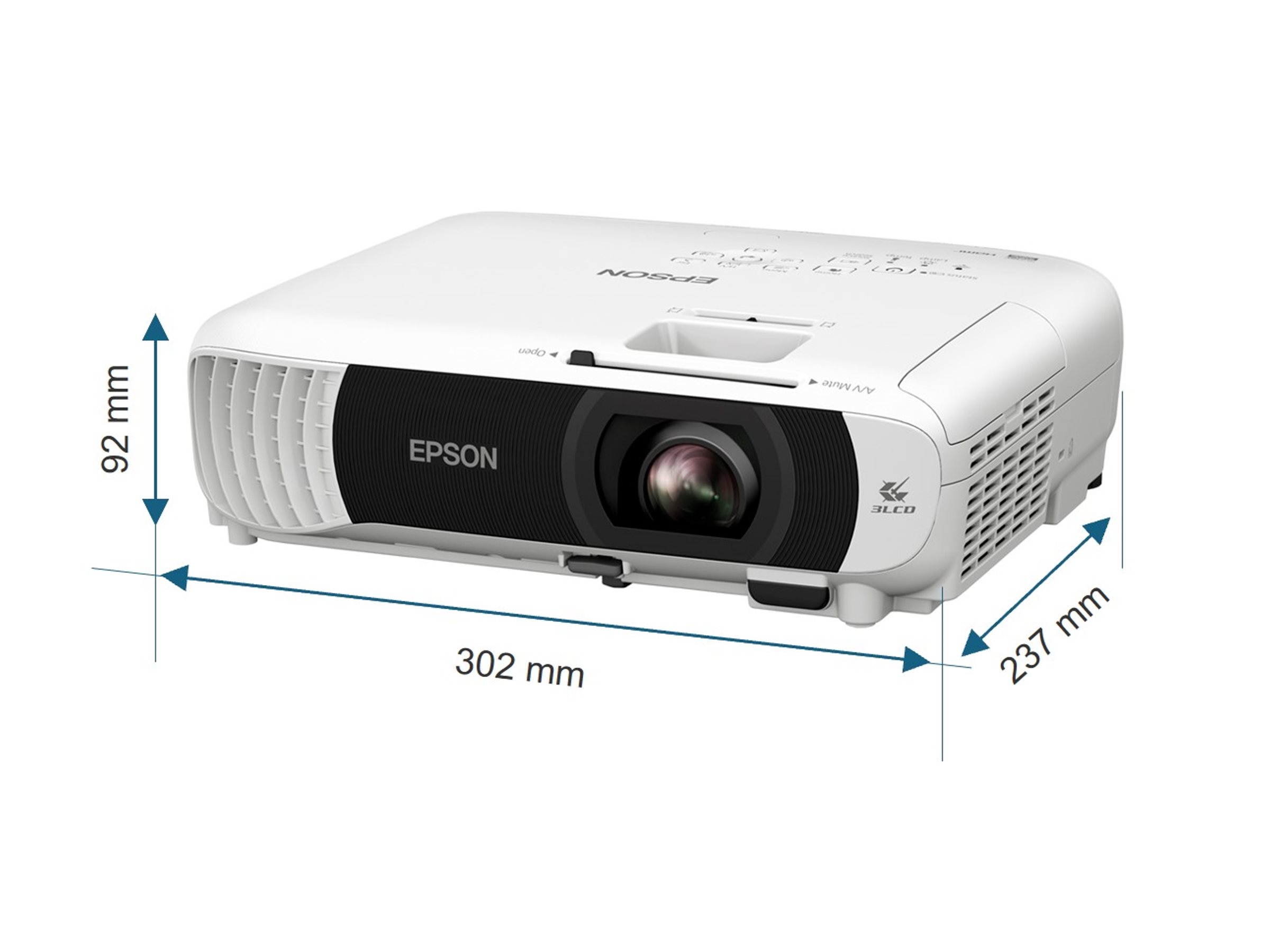 Epson EB-W55 | WXGA (1280x800) | 4000 ANSI lumens | White - Image 3