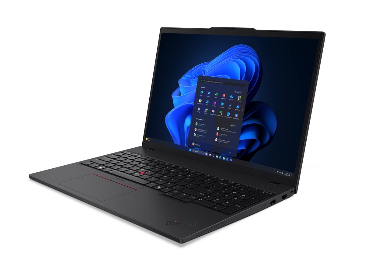 Lenovo ThinkPad T16 G4 Intel | Black | 16 " | IPS | WUXGA | 1920 x 1200 pixels | Anti-glare | Intel Core Ultra 5 | 225U | 16 GB | SODIMM DDR5 | Solid-state drive capacity 512 GB | Intel Graphics | Windows 11 Pro | 802.11ax | Bluetooth version 5.3 | Keyboard language English | Keyboard backlit | Warranty 36 month(s) | Battery warranty 12 month(s) - Image 2