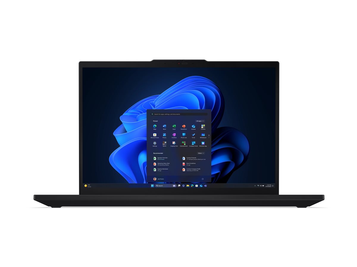 Lenovo ThinkPad T16 G4 Intel | Black | 16 " | IPS | WUXGA | 1920 x 1200 pixels | Anti-glare | Intel Core Ultra 5 | 225U | 16 GB | SODIMM DDR5 | Solid-state drive capacity 512 GB | Intel Graphics | Windows 11 Pro | 802.11ax | Bluetooth version 5.3 | Keyboard language English | Keyboard backlit | Warranty 36 month(s) | Battery warranty 12 month(s) - Image 3