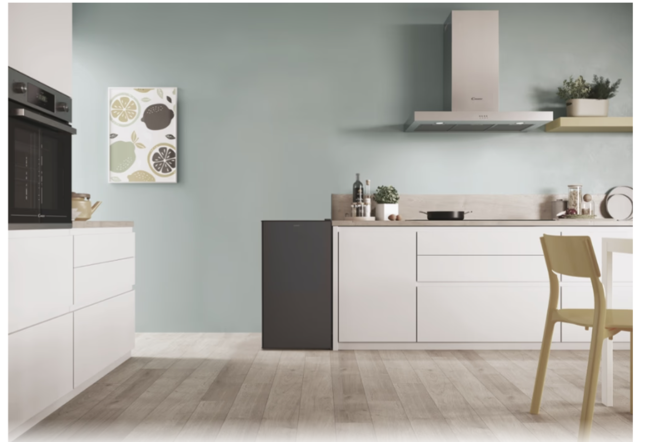 Candy Table Top Refrigerator | CHASD4385EBC | Energy efficiency class E | Free standing | Larder | Height 85 cm | Fridge net capacity 90 L | 37 dB | Black - Image 8