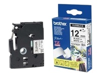 Brother | TZe-FX231 Flexible ID Laminated Tape | Black on White | TZe | 8 m | 1.2 cm - Image 2