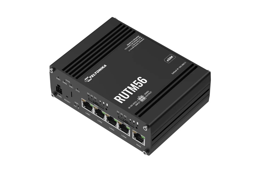 Teltonika Dual Modem Router | RUTM56 | 802.11ac | 10/100/1000 Mbit/s | Ethernet LAN (RJ-45) ports 4 | Mesh Support Yes | MU-MiMO Yes | No mobile broadband - Image 3