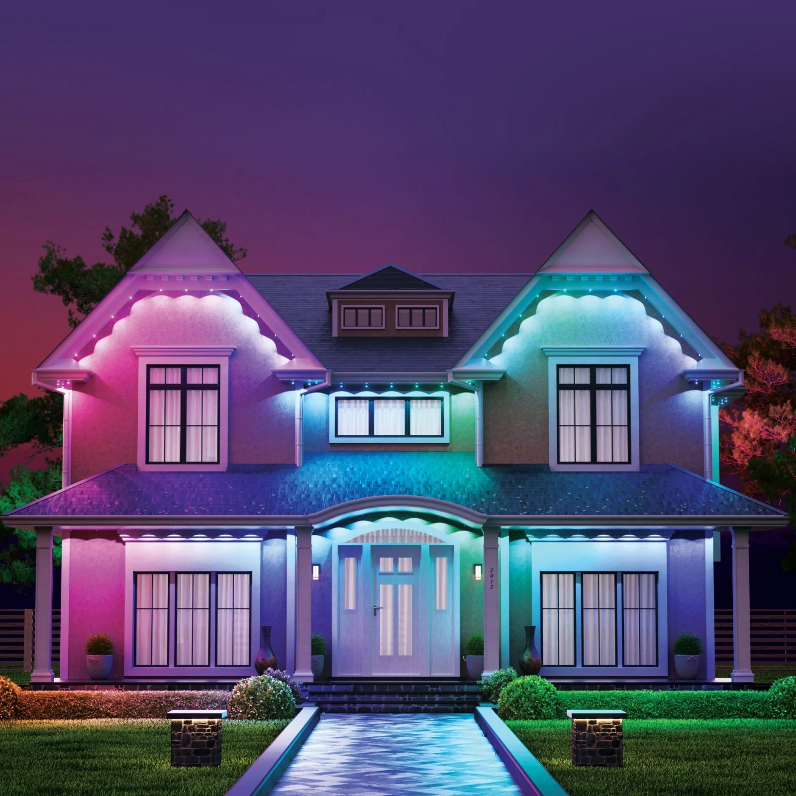 Nanoleaf Smart Multicolor Permanent Outdoor Lights Smarter Kit, 15m | 16+ Million Colours - Image 3