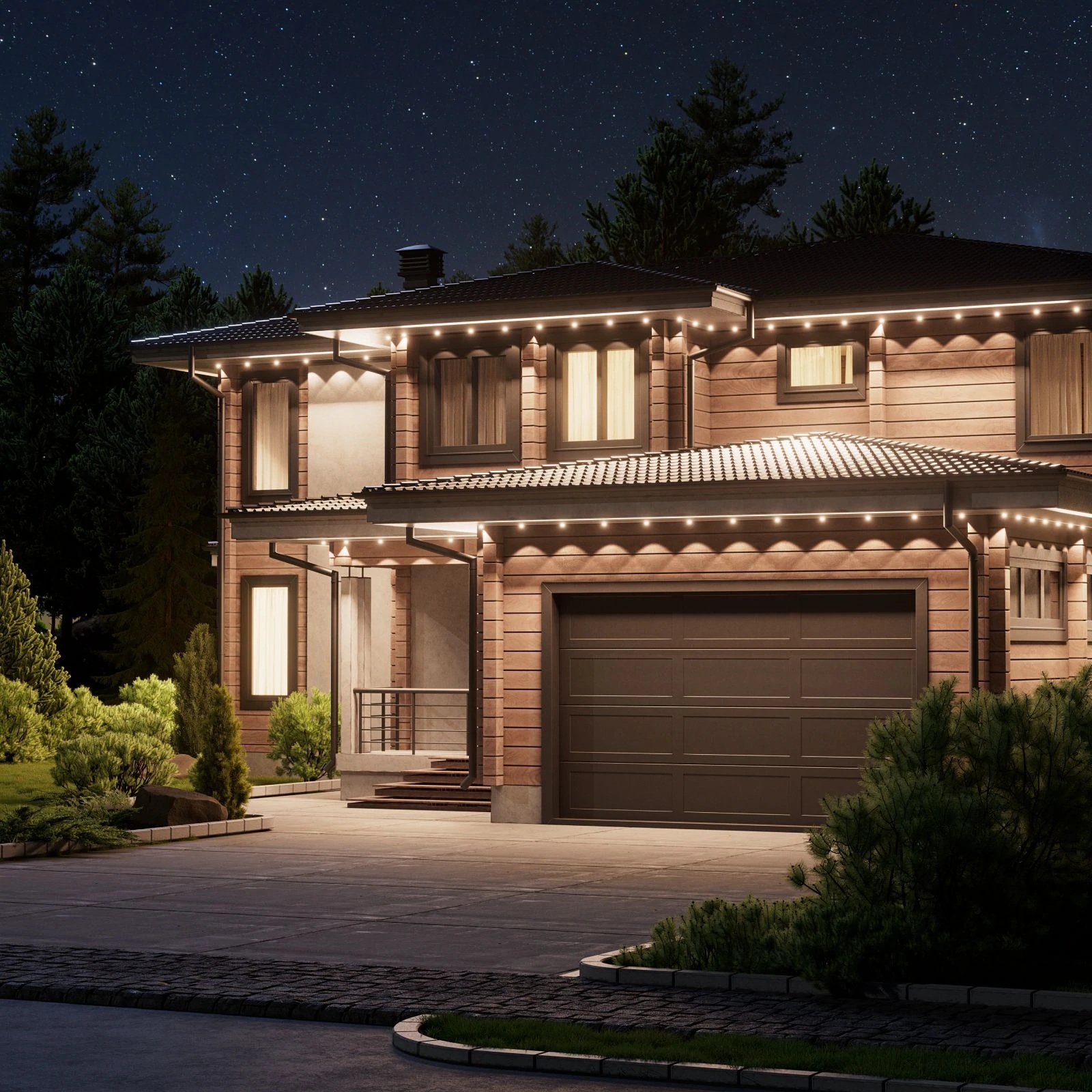 Nanoleaf Smart Multicolor Permanent Outdoor Lights Smarter Kit, 15m | 16+ Million Colours - Image 4