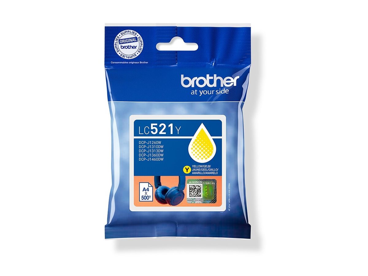 Brother LC521Y | Ink Cartridges | Yellow - Image 3