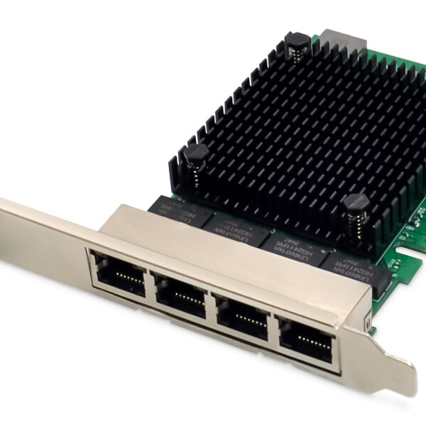 Digitus DN-10136 4-Port RJ45 RTL8125B, 2.5 GBits Server NIC