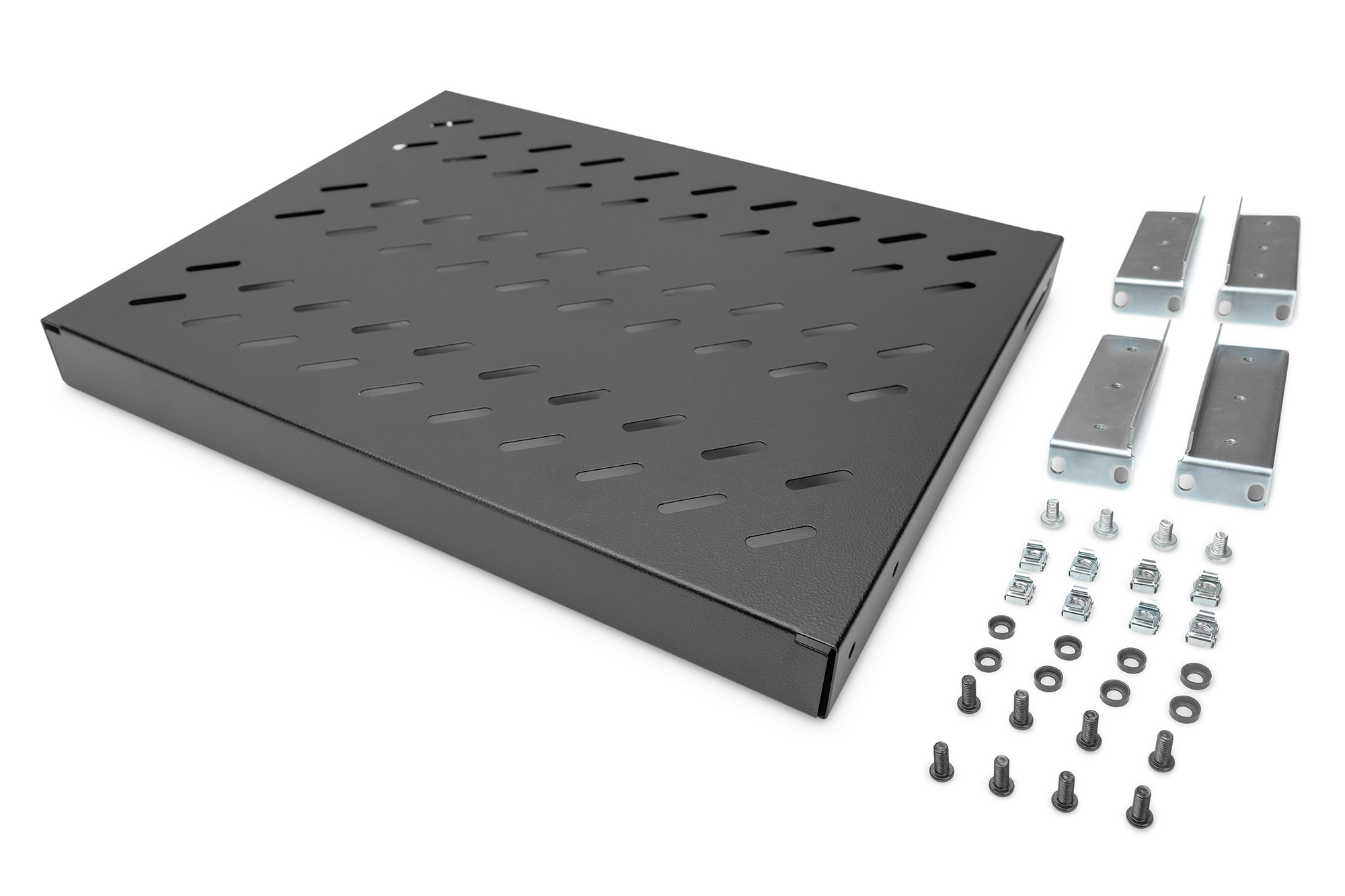 Digitus Fixed Mounting Shelf | DN-97645 | Black - Image 3