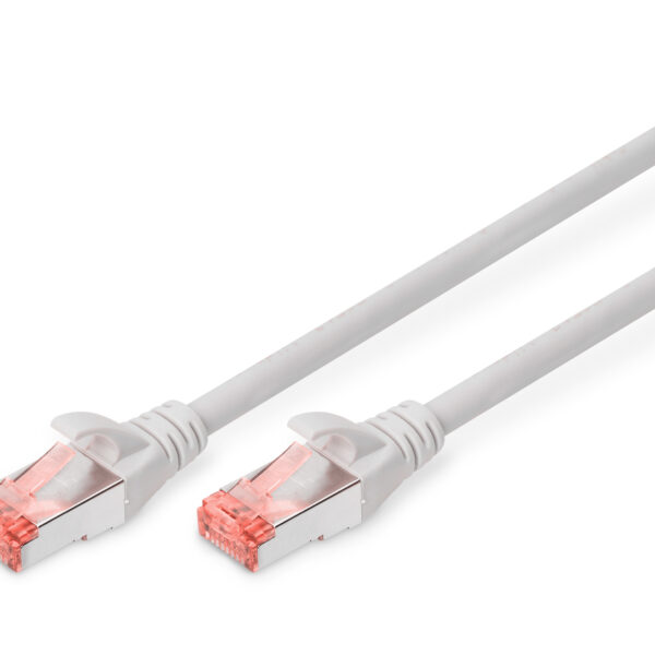 Digitus CAT 6 S/FTP | Patch cord | Length 1 m | Grey