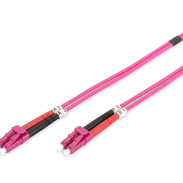 Digitus Fiber Optic Multimode | DK-2533-03-4 | Patch cord | Length 3 m | Erika violet