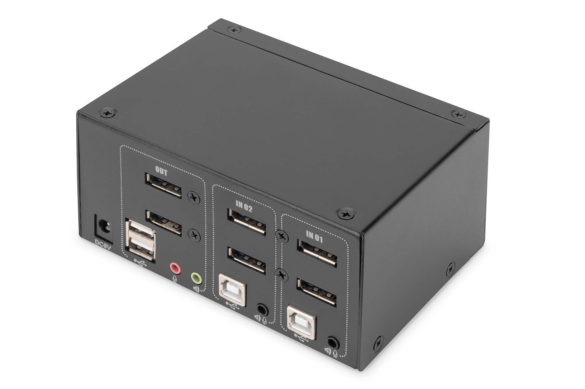 Digitus KVM Switch, 2-Port, Dual Display, 4K, DisplayPort | DS-12862 - Image 3