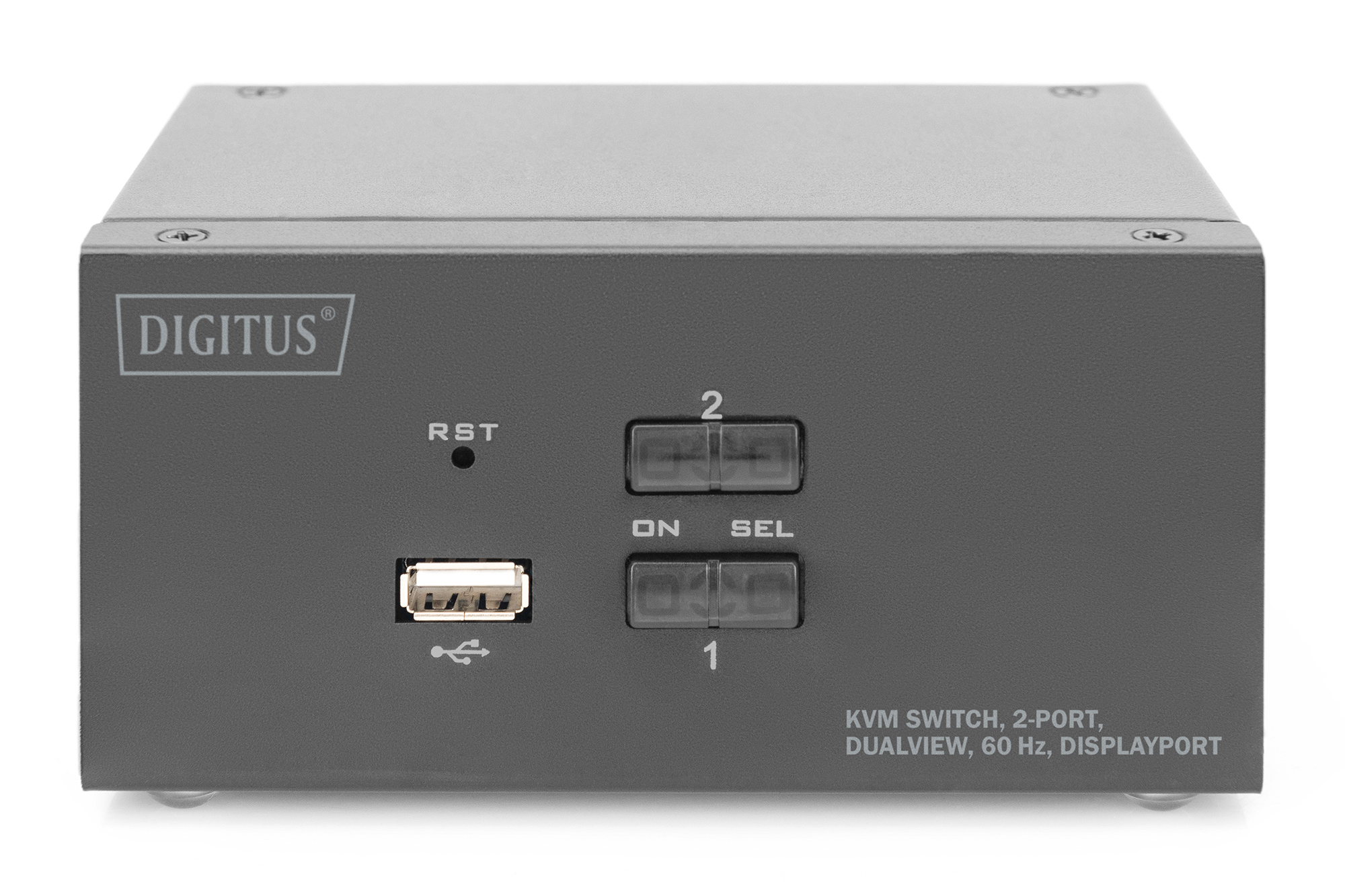 Digitus KVM Switch, 2-Port, Dual Display, 4K, DisplayPort | DS-12862 - Image 4
