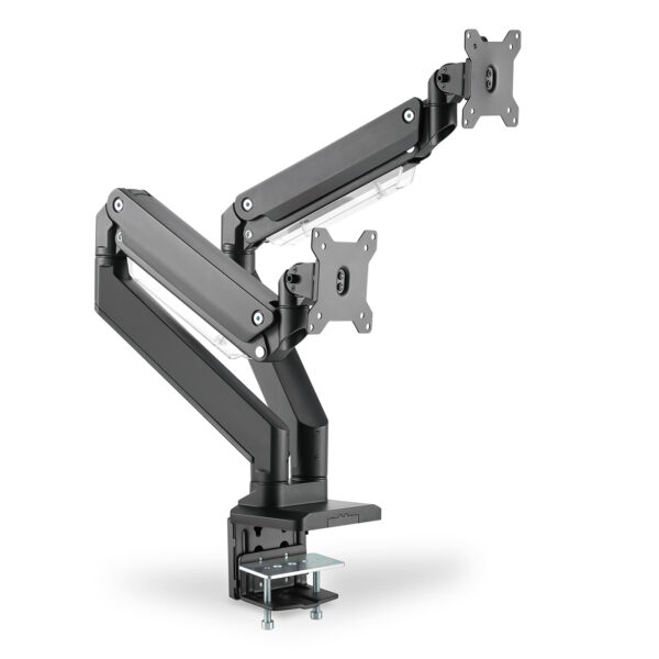 Digitus Desk Mount | DA-90427 | Adjustable Height, Rotate, Tilt, Swivel | 15-35 " | Maximum weight (capacity) 2x15 kg | Black