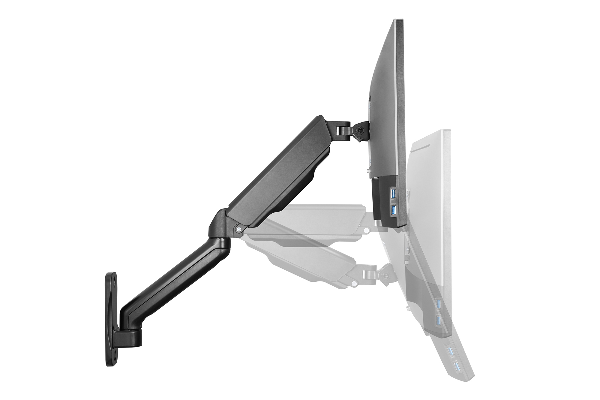 Digitus Wall mount | DA-90425 | Tilt, swivel, rotate | 15-32 " | Maximum weight (capacity) 9 kg | Black - Image 7