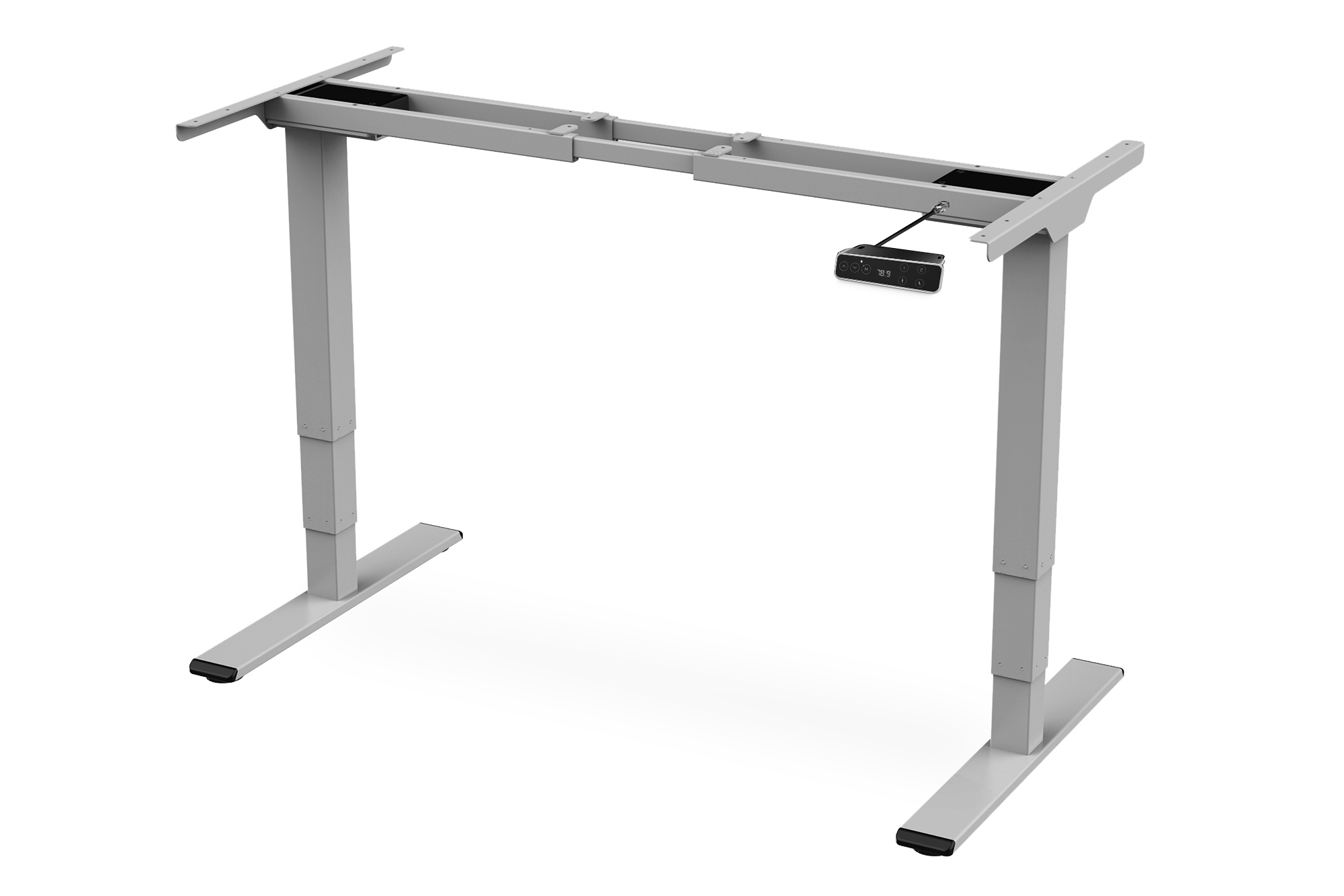 Digitus Floor stand | DA-90435 Electrical Table Frame | Height adjustment | Maximum weight (capacity) 100 kg | Grey - Image 8