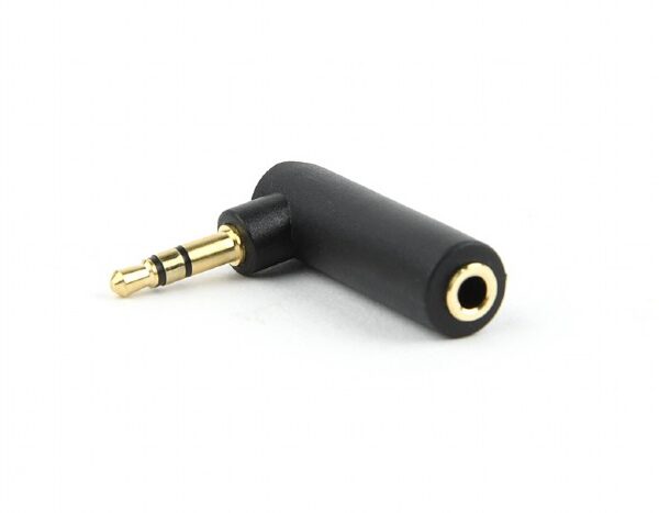 Cablexpert | 3.5 mm Stereo Audio Right Angle Adapter | A-3.5M-3.5FL