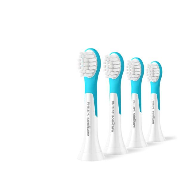 Philips | Toothbrush Heads | HX6034/90 Sonicare For Kids3+ | Heads | For children | Number of brush heads included 4 | White/Blue