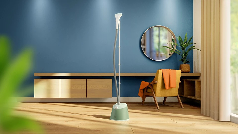 Philips Garment Steamer | STE1010/70 1000 Series | Handheld | 1600 W | 1.8 L | 32 g/min | Desert green - Image 4