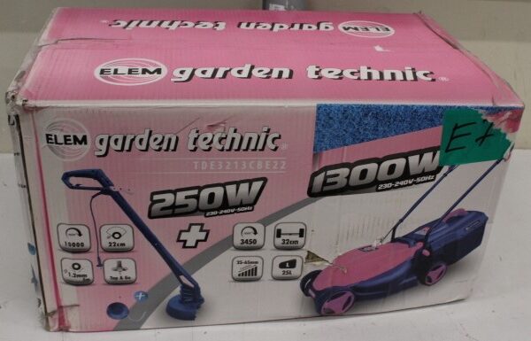 SALE OUT. Electric lawn mower ELEM, 1300 W, 32 cm, 25 l, includes 250 W trimmer | Sourcing | DAMAGED PACKAGING