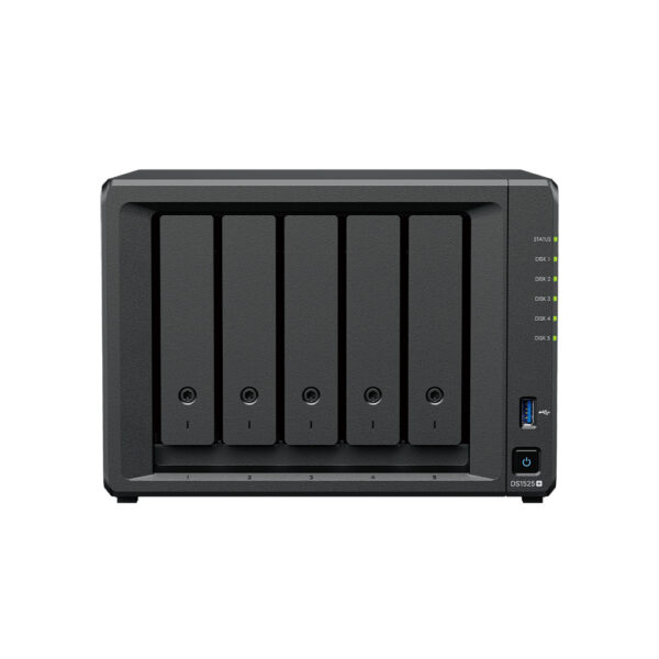Synology DiskStation | DS1525+ | AMD Ryzen | V1500B | 8 GB | DDR4 | Black