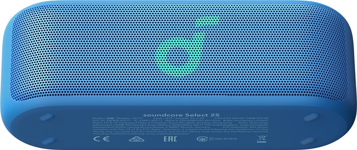Anker Soundcore Speaker | Select 2S | 20 W | Waterproof | Bluetooth | Blue | Portable | Wireless connection - Image 4