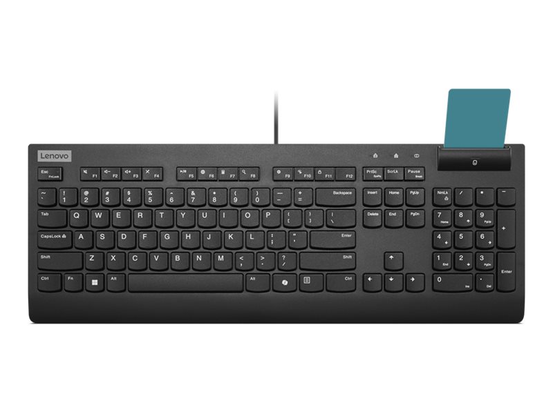 Lenovo Smartcard II | Keyboard | Wired | Estonian | Black | USB-A | Plunger type switch - Image 2