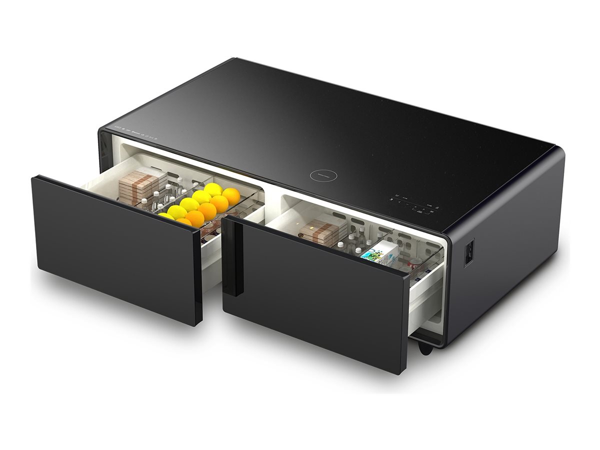 Caso | Lounge-Table with cooling compartments, sound bar and charging option | Sound and Cool | Energy efficiency class F | Free standing | Black - Image 2