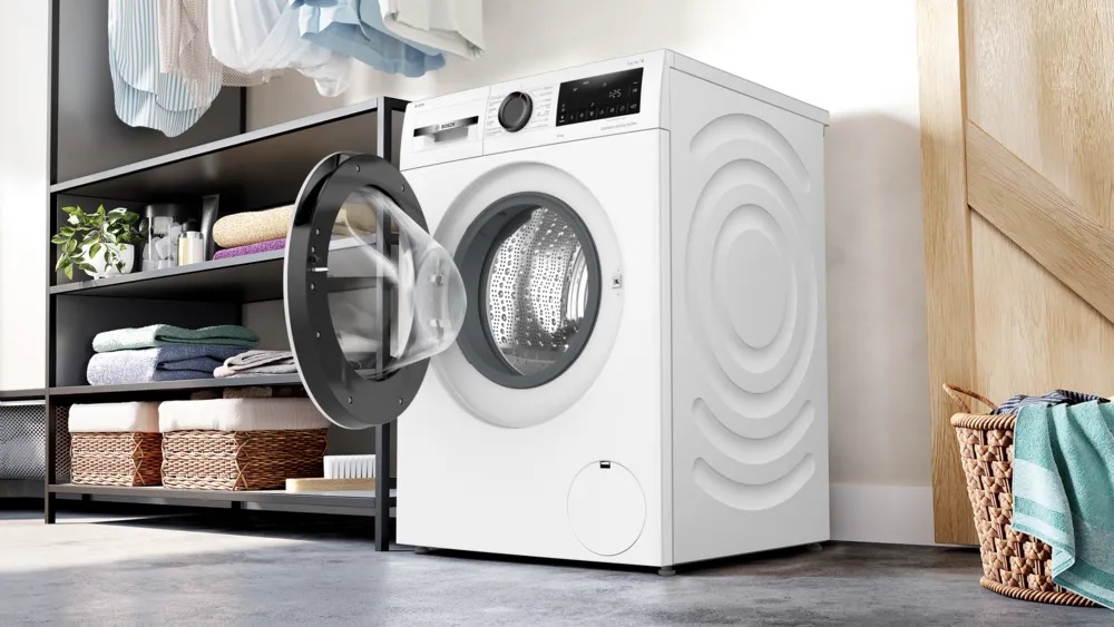 Bosch Washing Machine | WGG254FVSN | Energy efficiency class A | Front loading | Washing capacity 10 kg | 1400 RPM | Depth 63 cm | Width 60 cm | Display | LED | Steam function | White - Image 7