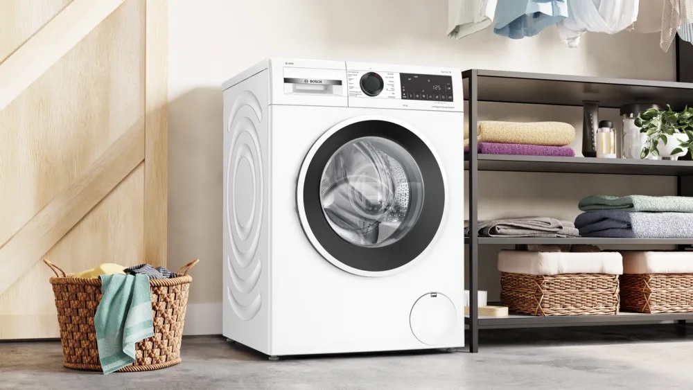 Bosch Washing Machine | WGG254FVSN | Energy efficiency class A | Front loading | Washing capacity 10 kg | 1400 RPM | Depth 63 cm | Width 60 cm | Display | LED | Steam function | White - Image 8