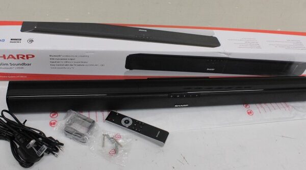 SALE OUT. SALE OUT. Sharp | HT-SB110 2.0 Slim Soundbar | DAMAGED PACKAGING,SMALL SCRATCHED ON TOP | Bluetooth