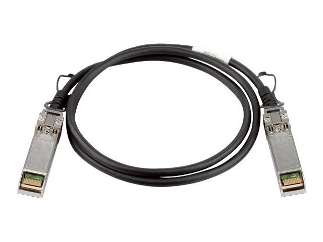D-Link | DEM-CB100S | SFP+ | Copper | Direct Attach Cable | 10/100/1000/10000 Mbit/s | Maximum transfer distance 1 m | -40 to +85C - Image 2