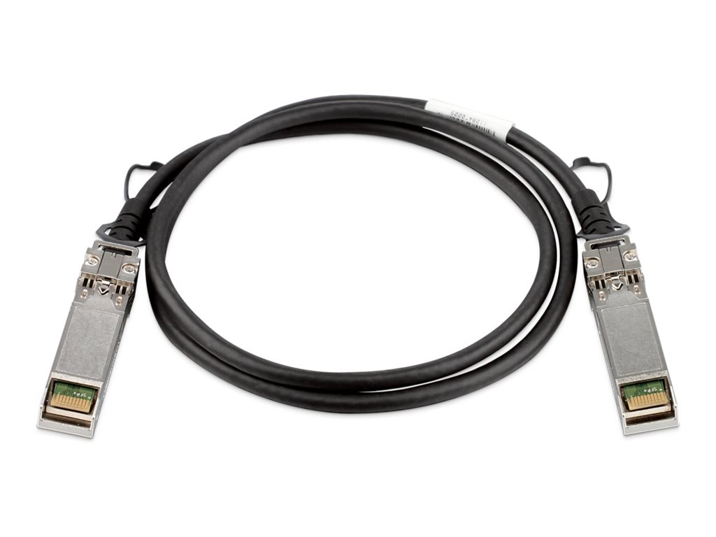 D-Link | DEM-CB100S | SFP+ | Copper | Direct Attach Cable | 10/100/1000/10000 Mbit/s | Maximum transfer distance 1 m | -40 to +85C - Image 3