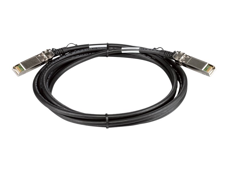 D-Link | DEM-CB300S | SFP+ | Copper | Direct Attach Cable | 10/100/1000/10000 Mbit/s | Maximum transfer distance 3 m | -40 to +85C - Image 2