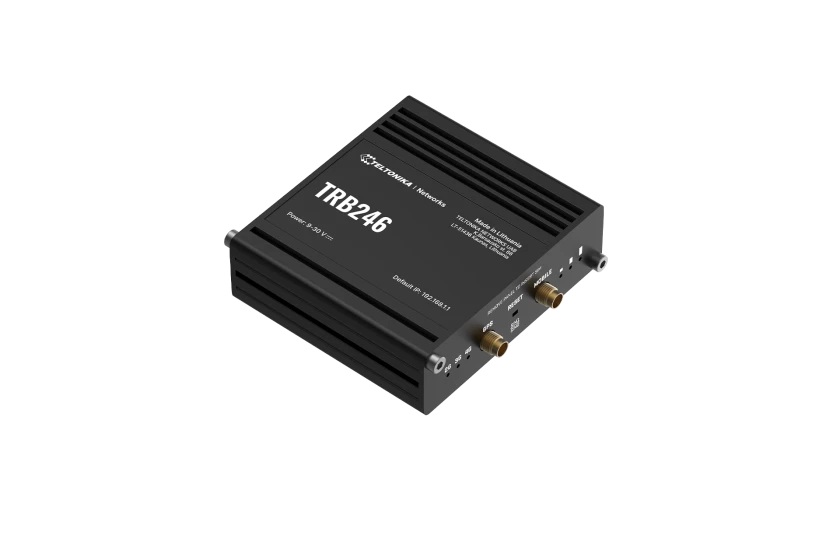 Teltonika Industrial 4G IoT Gateway | TRB246 | 10/100 Mbit/s | Ethernet LAN (RJ-45) ports 1 | Mesh Support No | MU-MiMO No | 4G - Image 3