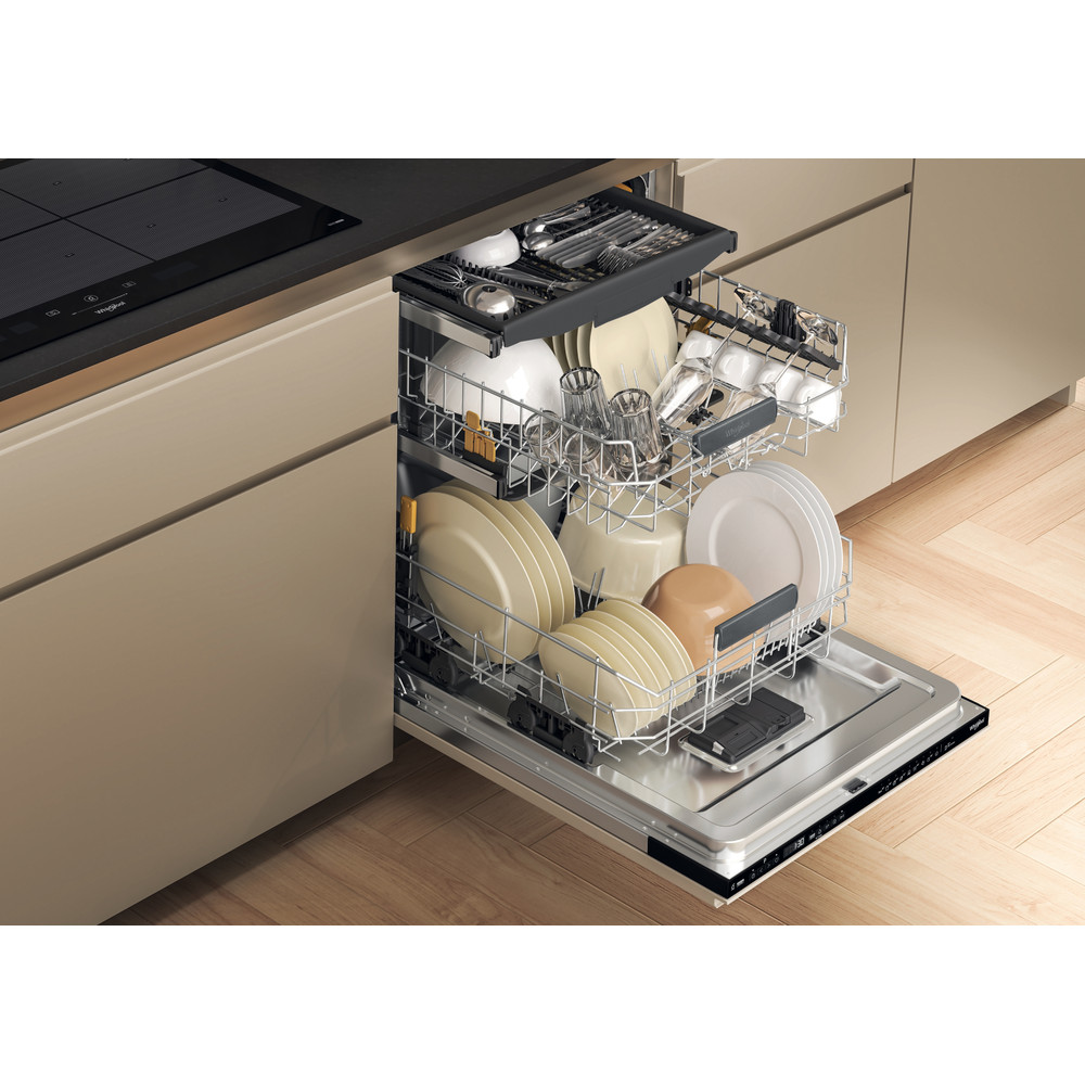 Whirlpool WH6IC16B4M6T0 | Built-in | Width 60 cm | Number of place settings 16 | Number of programs 10 | Energy efficiency class C | Display | Black - Image 4