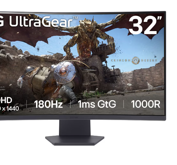 LG | 32GS60QC-B | 32 " | VA | QHD | 16:9 | 180 Hz | 1 ms | 2560 x 1440 pixels | 300 cd/m² | HDMI ports quantity 2