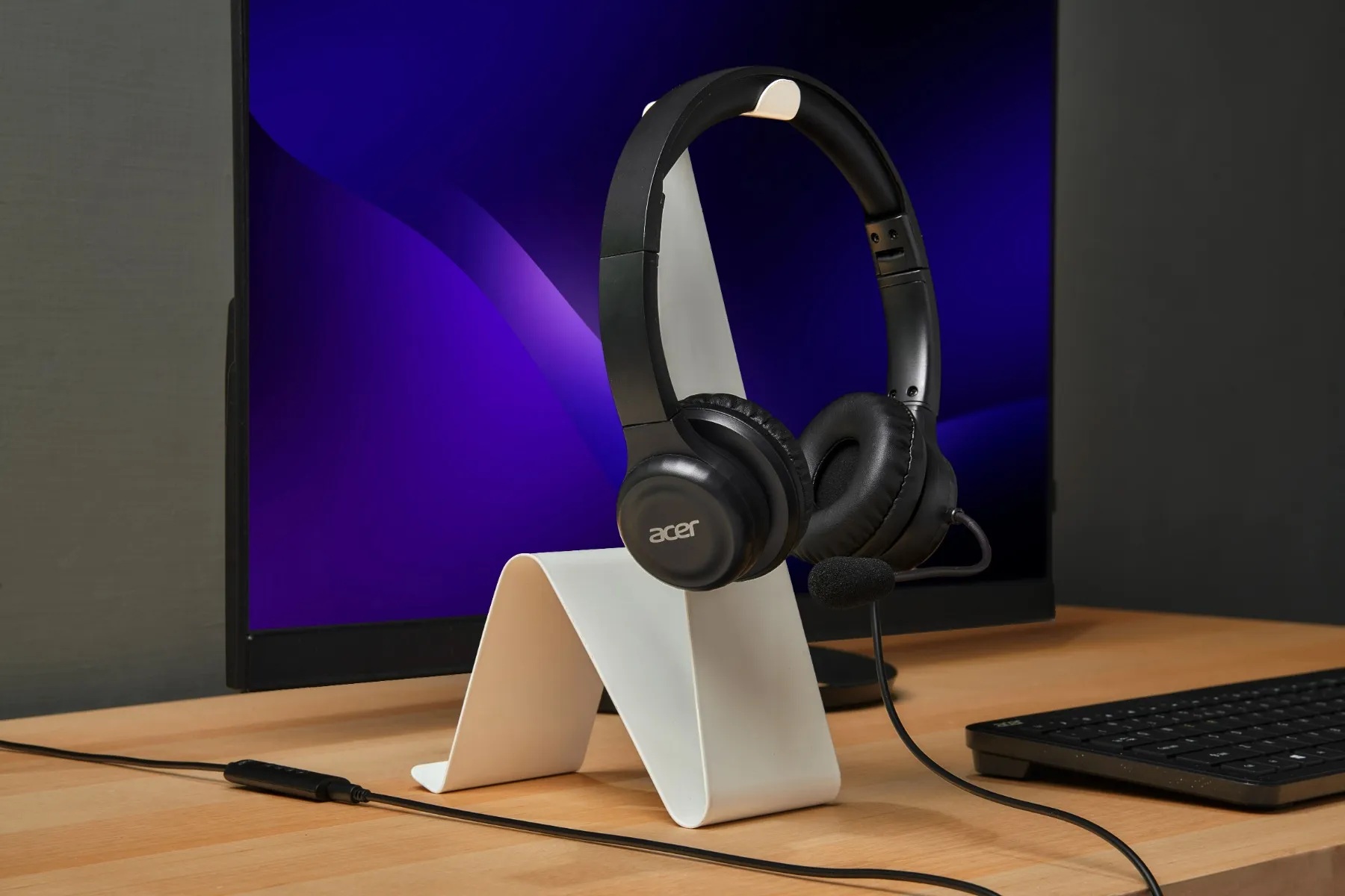 Acer Office Headset | Built-in microphone | Wired | Black - Image 6