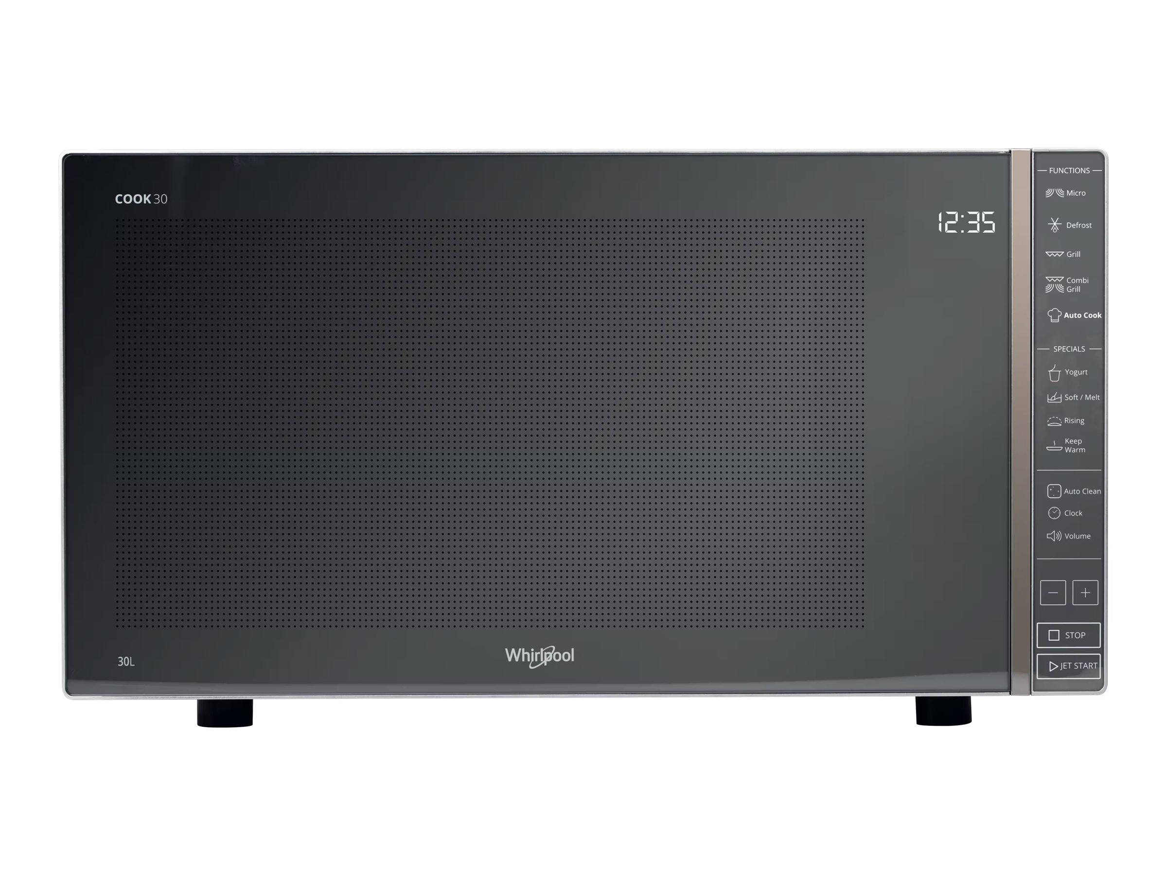 Whirlpool Microwave oven | MWP 303 M | Free standing | 30 L | 900 W | Convection | Grill | Black - Image 2