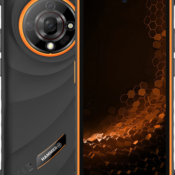 Hammer Iron 6 | Black | 6.56 " | IPS | 1612 x 720 pixels | Mediatek | Internal RAM 6 GB | 128 GB | Dual SIM | 4G | Main camera resolution 48 MP | Android | 14 | 6050 mAh