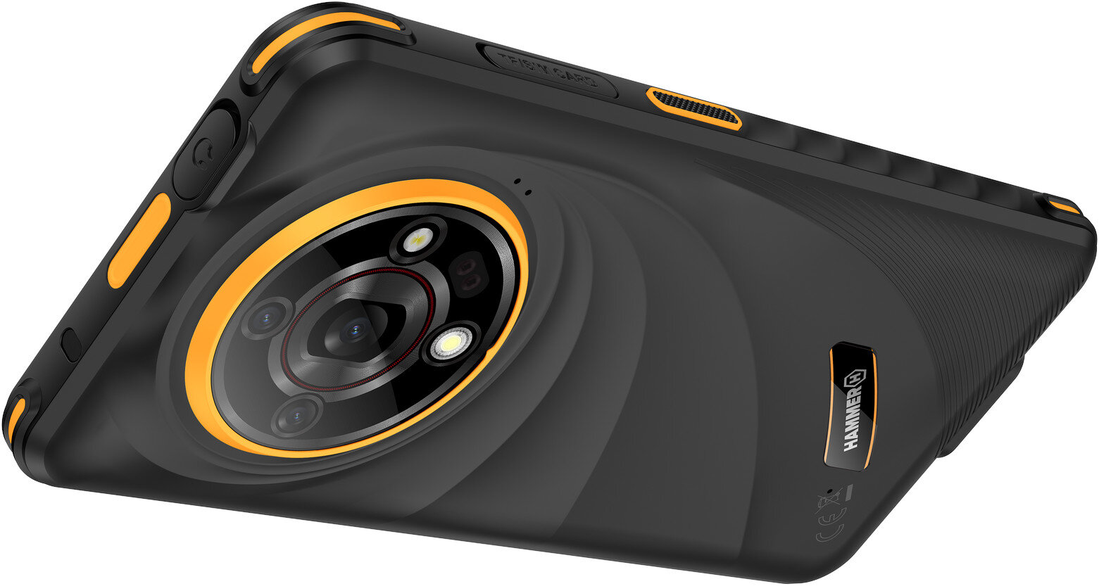 Hammer Iron 6 | Black | 6.56 " | IPS | 1612 x 720 pixels | Mediatek | Internal RAM 6 GB | 128 GB | Dual SIM | 4G | Main camera resolution 48 MP | Android | 14 | 6050 mAh - Image 6