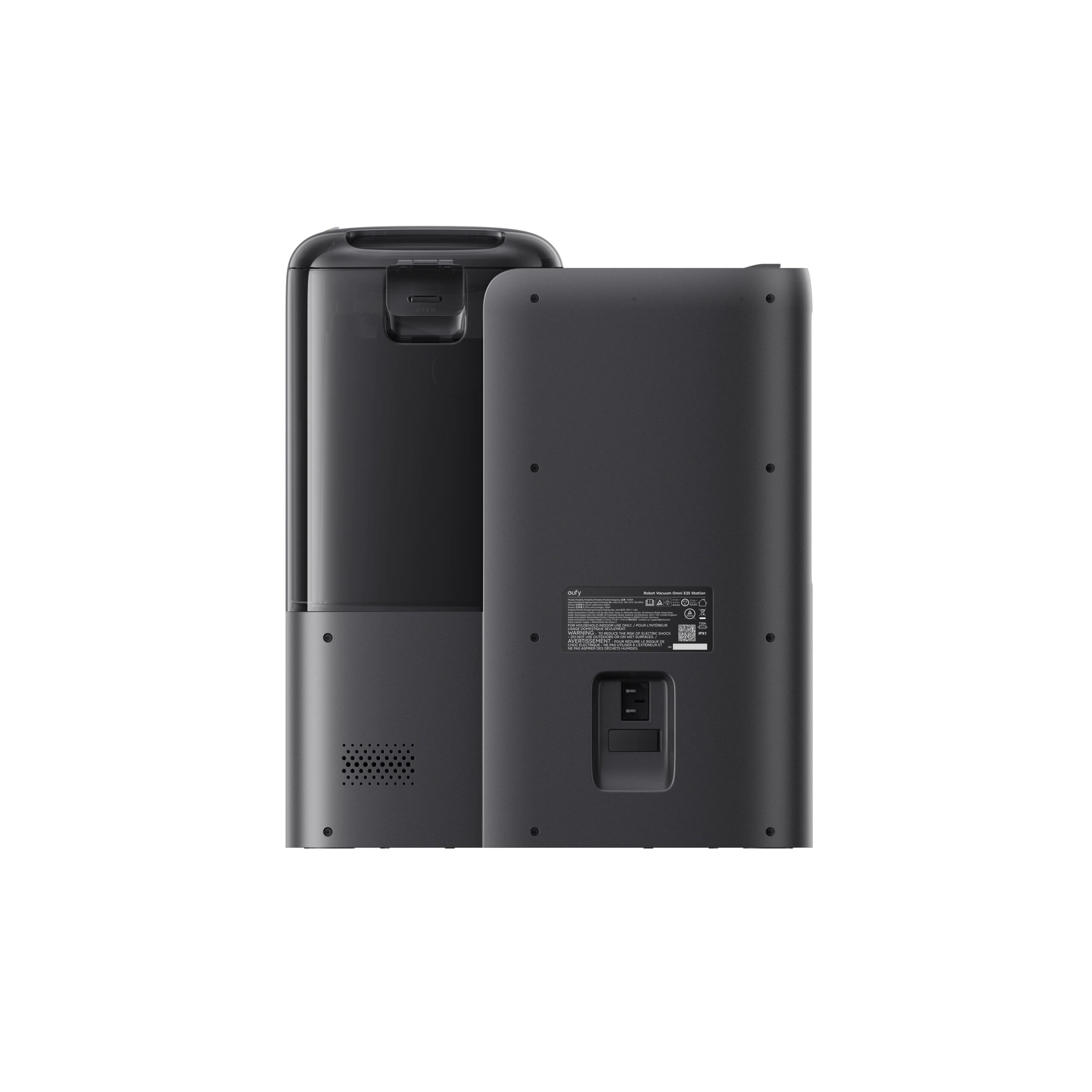 Anker Eufy Robot Vacuum Cleaner | Omni E25 | Wet&Dry | Operating time (max) 180 min | Dust capacity 3 L | 20000 Pa | Black - Image 4