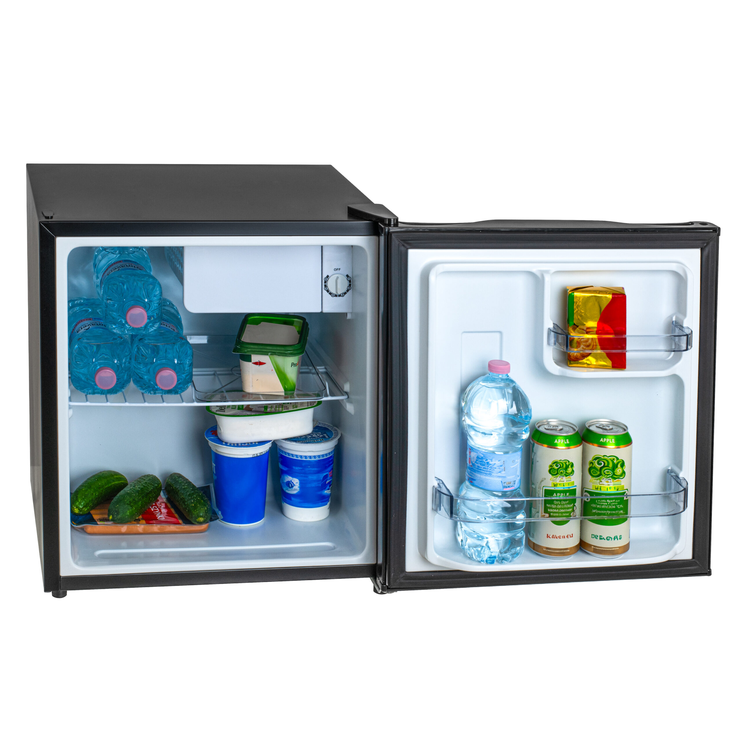 Adler Refrigerator | AD 8096 | Energy efficiency class E | Free standing | Larder | Height 49.5 cm | Fridge net capacity 45 L | 39 dB | Black - Image 7