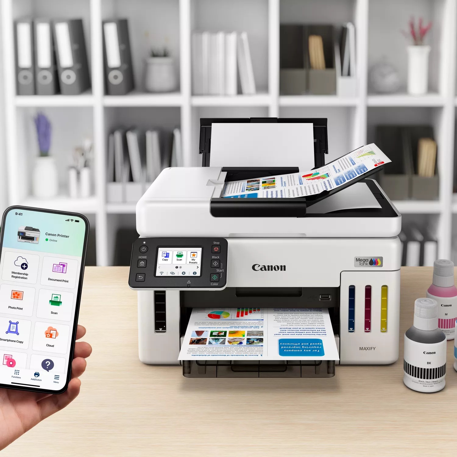 Canon MAXIFY GX6150 | Inkjet | Colour | A4 | Wi-Fi - Image 10