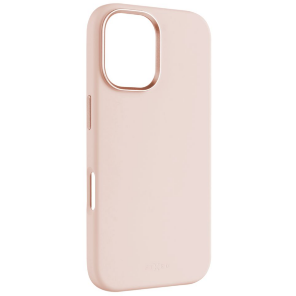 Fixed MagFlow | Back cover | Apple | iPhone 16 | Liquid silicon | Pink