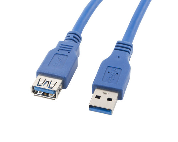 Lanberg Lanberg USB-A 3.0 Cable, 1.8 m | CA-US3E-10CC-0018-B | USB Type-A to USB Type-A